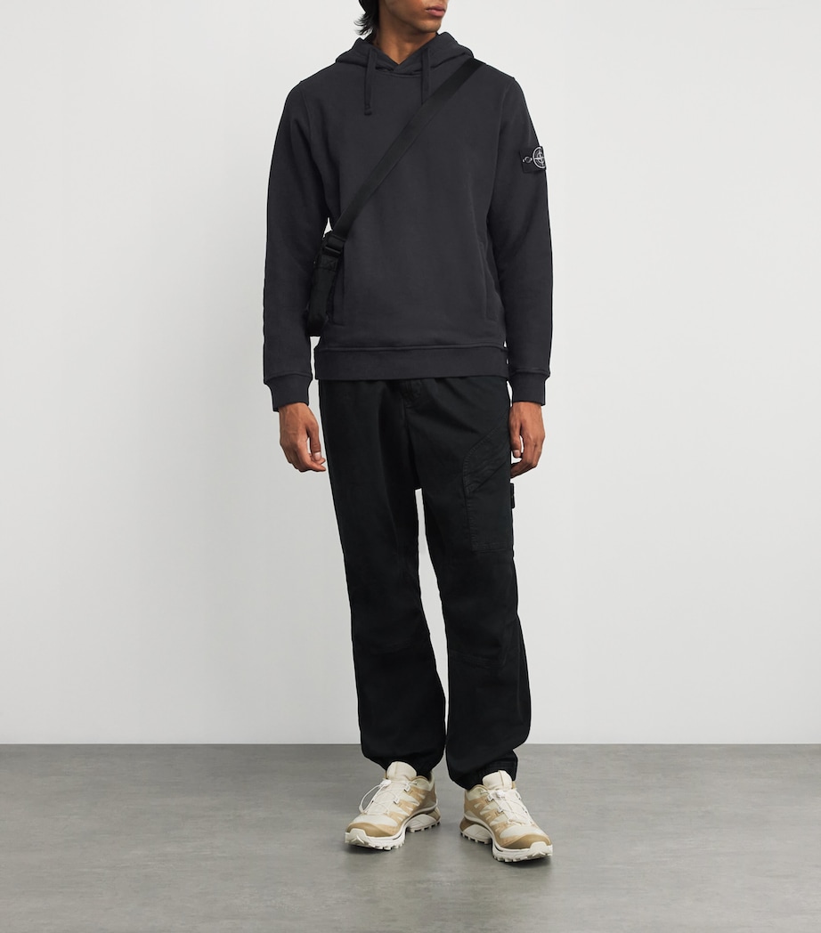 Cotton Compass Patch Hoodie V0029 Image 2