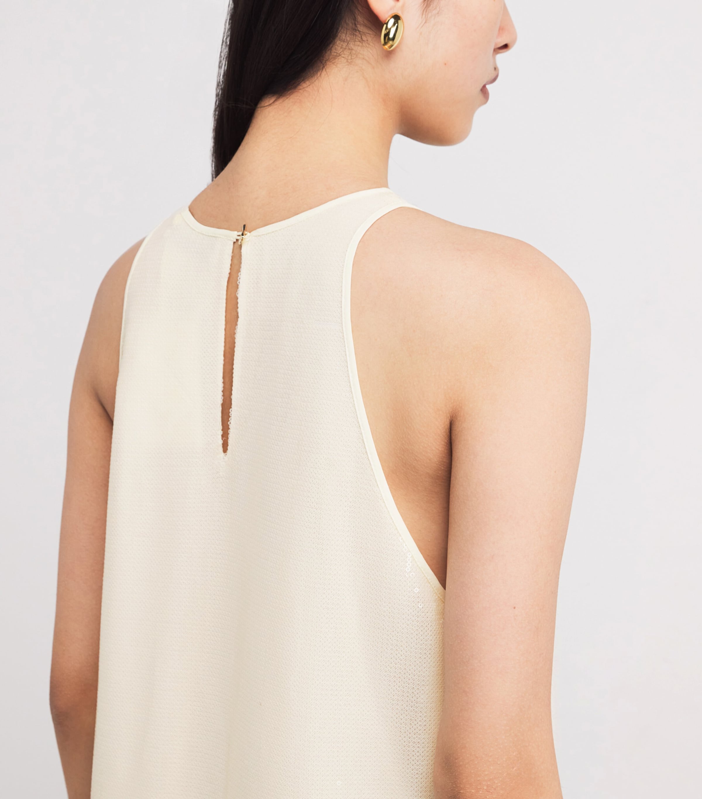 Sequin Sade Maxi Dress 111 PEARL Image 6