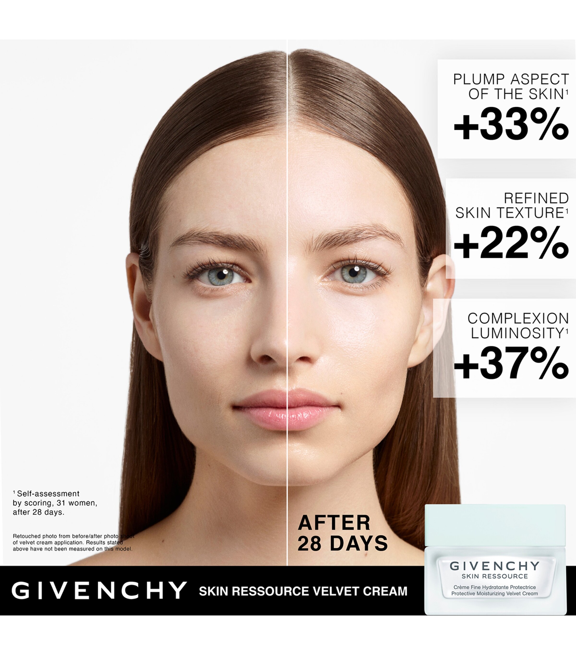 Skin Ressource Protective Moisturizing Velvet Cream (50ml) NO COLOUR Image 5