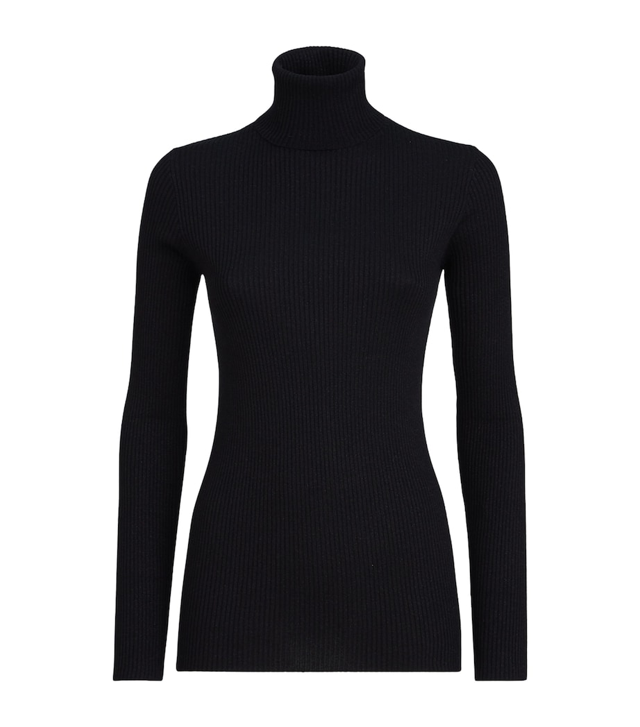 Brunello Cucinelli Womens Cashmere-Silk-Blend Rollneck Sweater Image 1