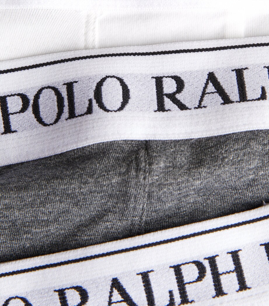 Stretch-Cotton Classic Trunks (Pack of 3) BLK/CHRCL HTR/WHT Image 5