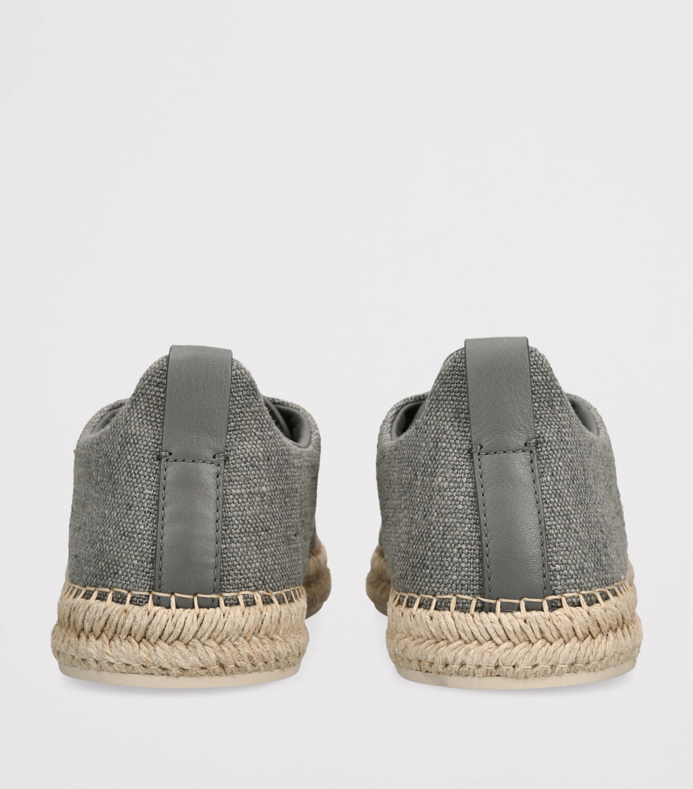 Canvas Triple Stitch Espadrilles GREY Image 2