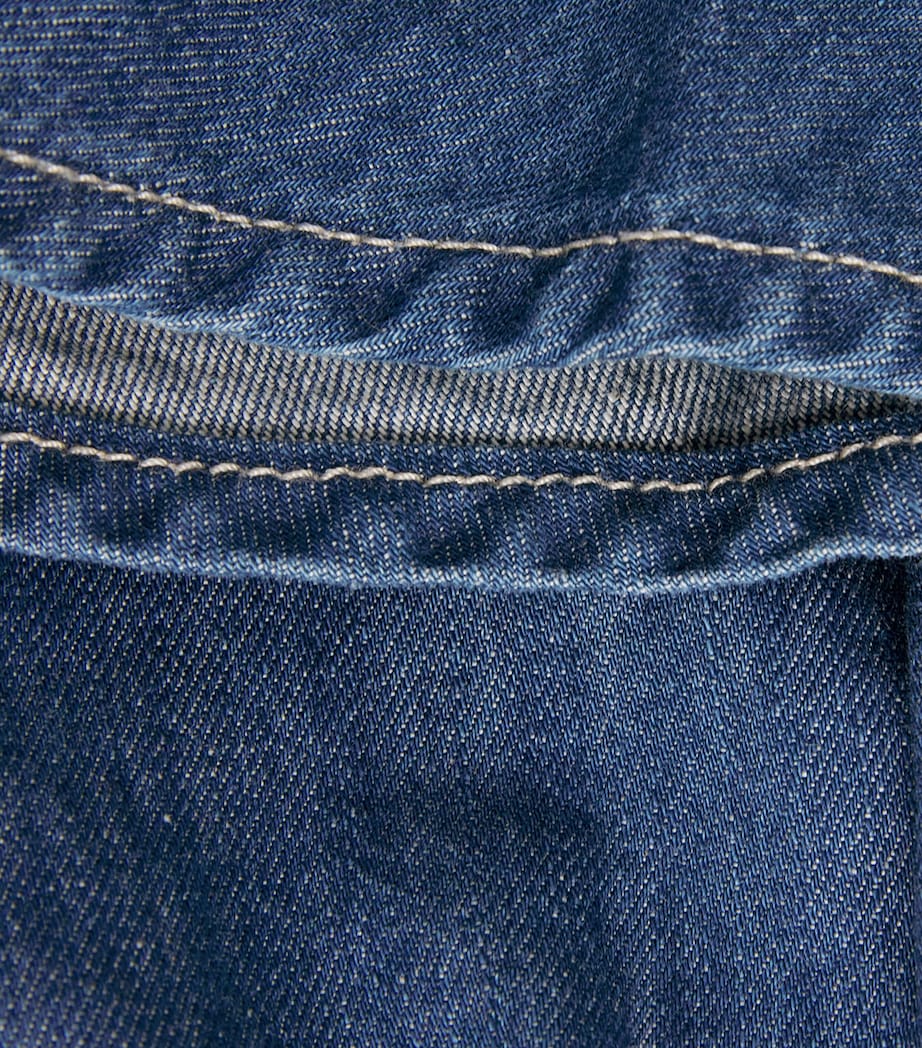 Claudie Pierlot Womens Peplum Denim Shirt Blue Denim Image 6