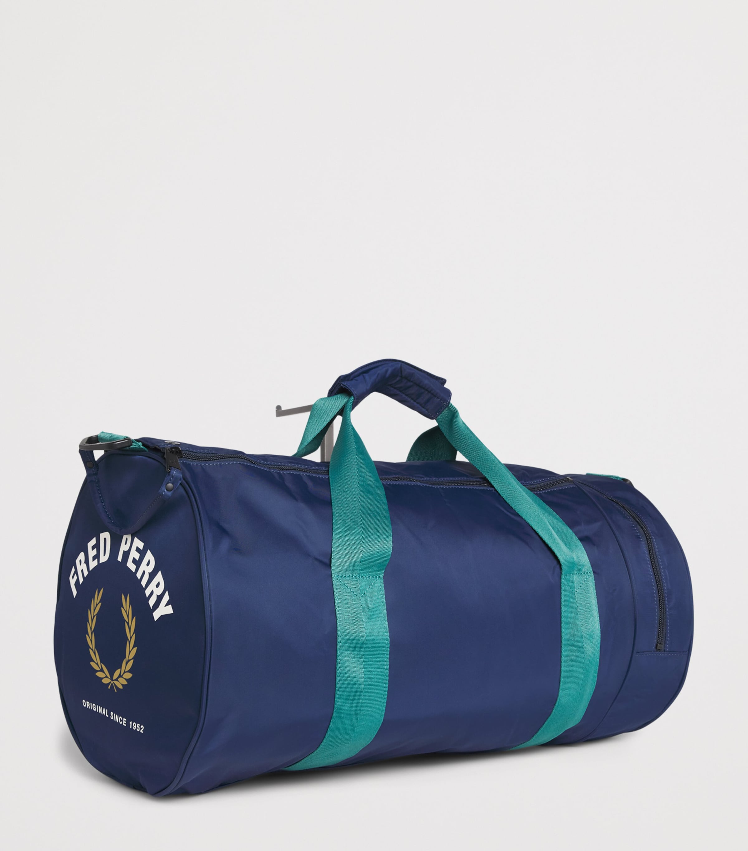 Fred Perry Logo Duffle Bag Tennis Blue Image 3