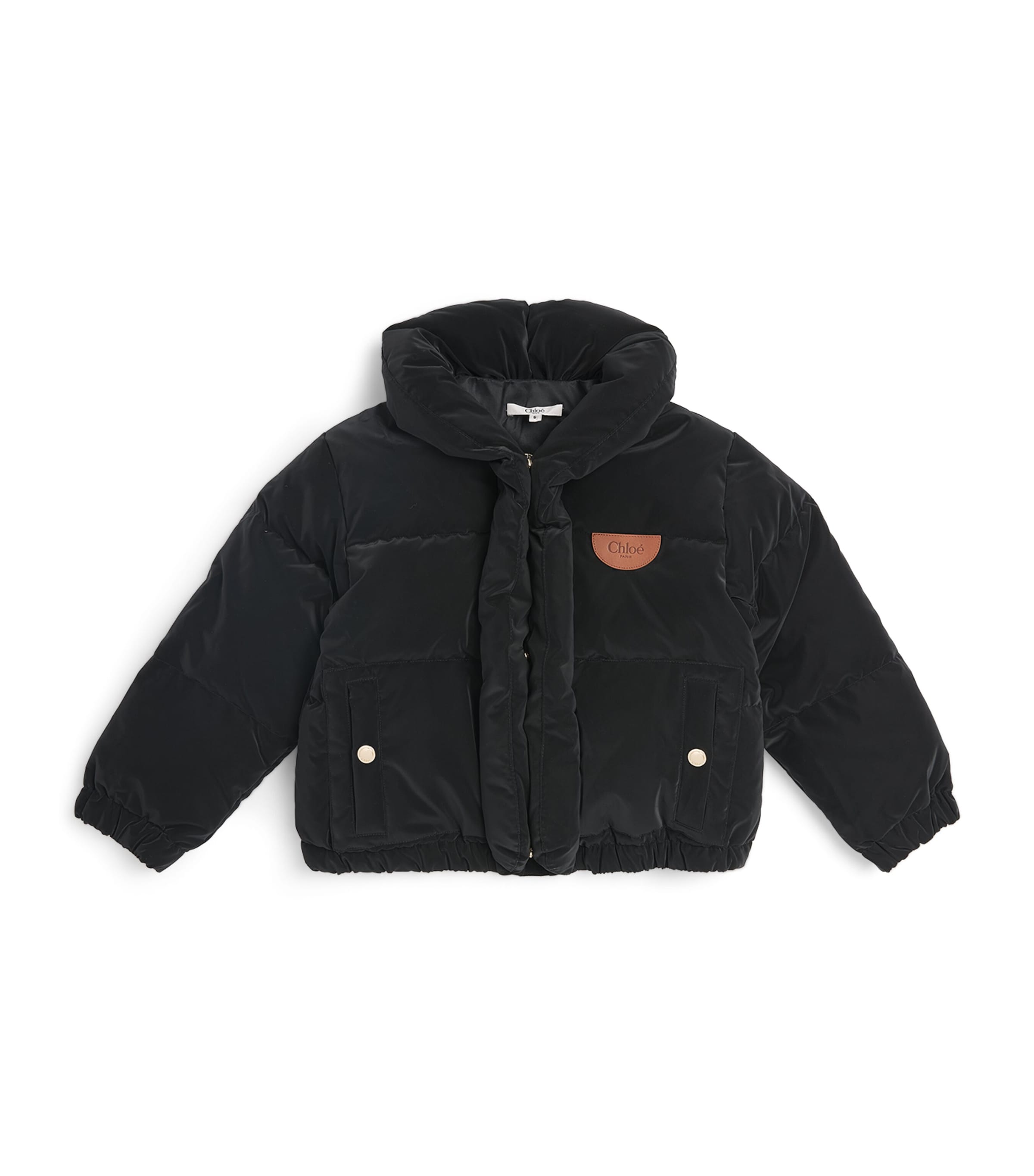 Chloé Kids Down Puffer Jacket (4-14 Years) Black Image 1