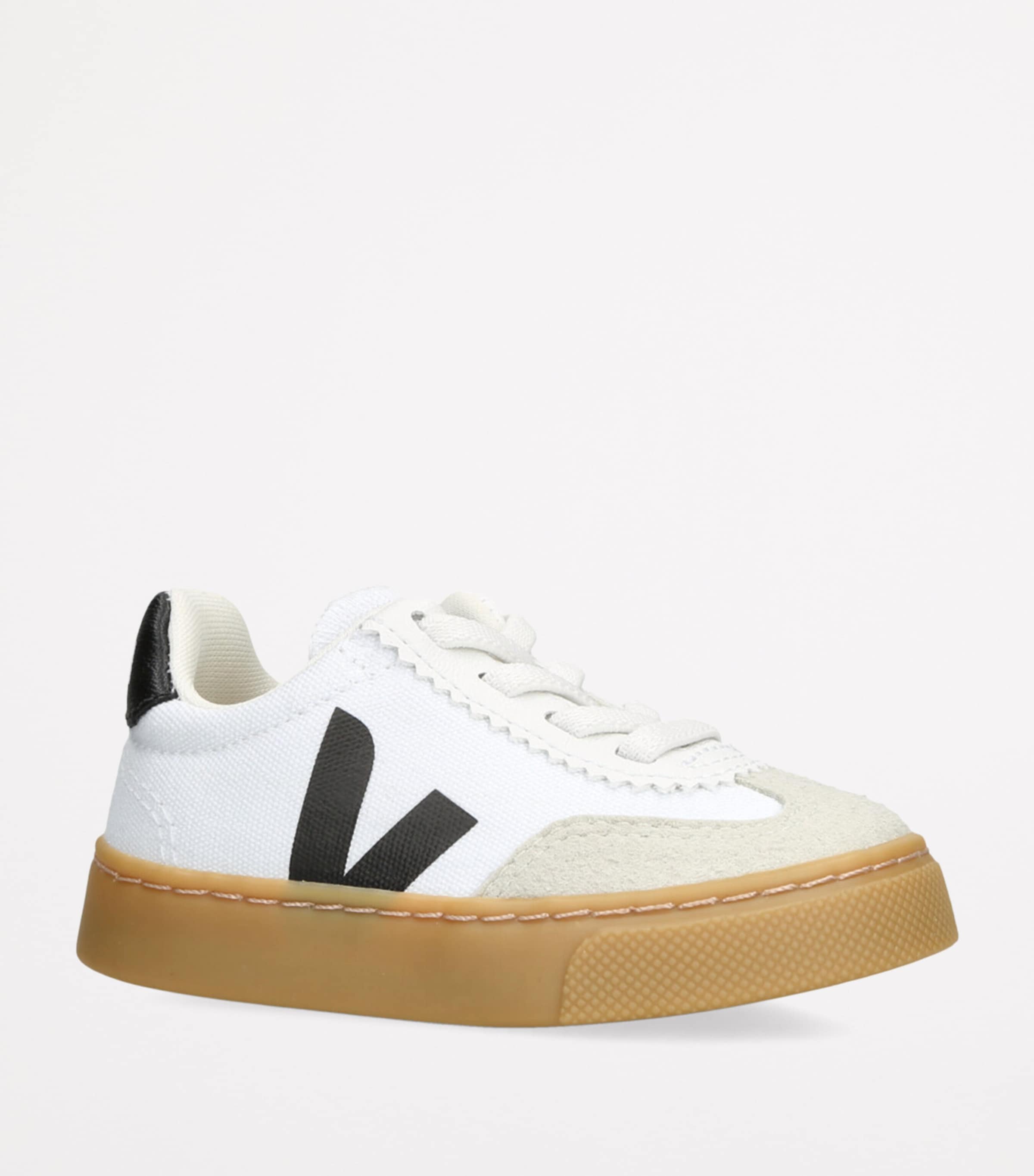 Canvas Volley Sneakers WHITE/BLK Image 3