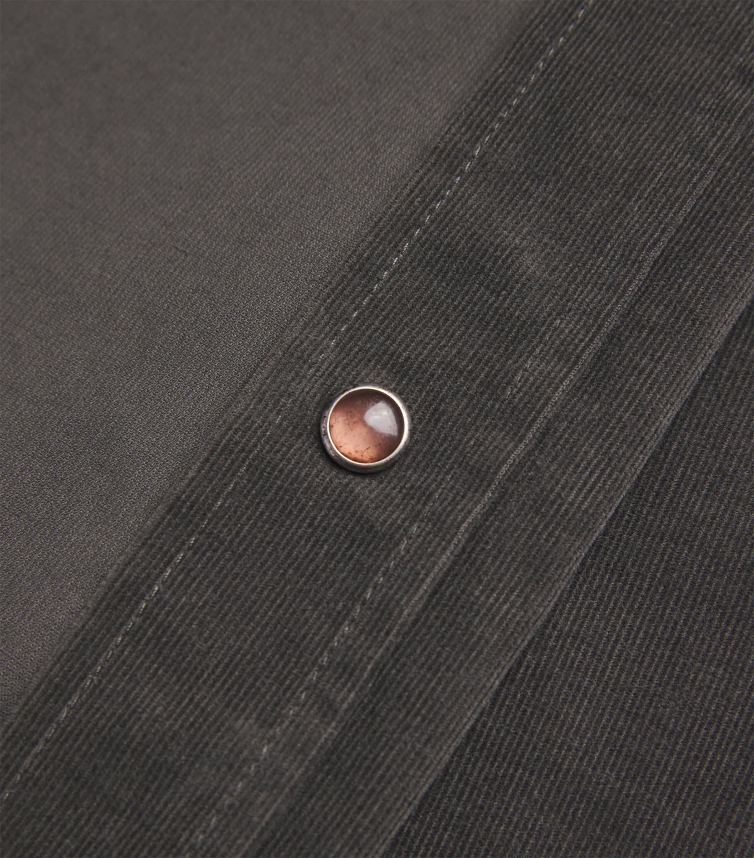 System Mens Cotton-Blend Corduroy Shirt Dark Khaki Dk Image 5