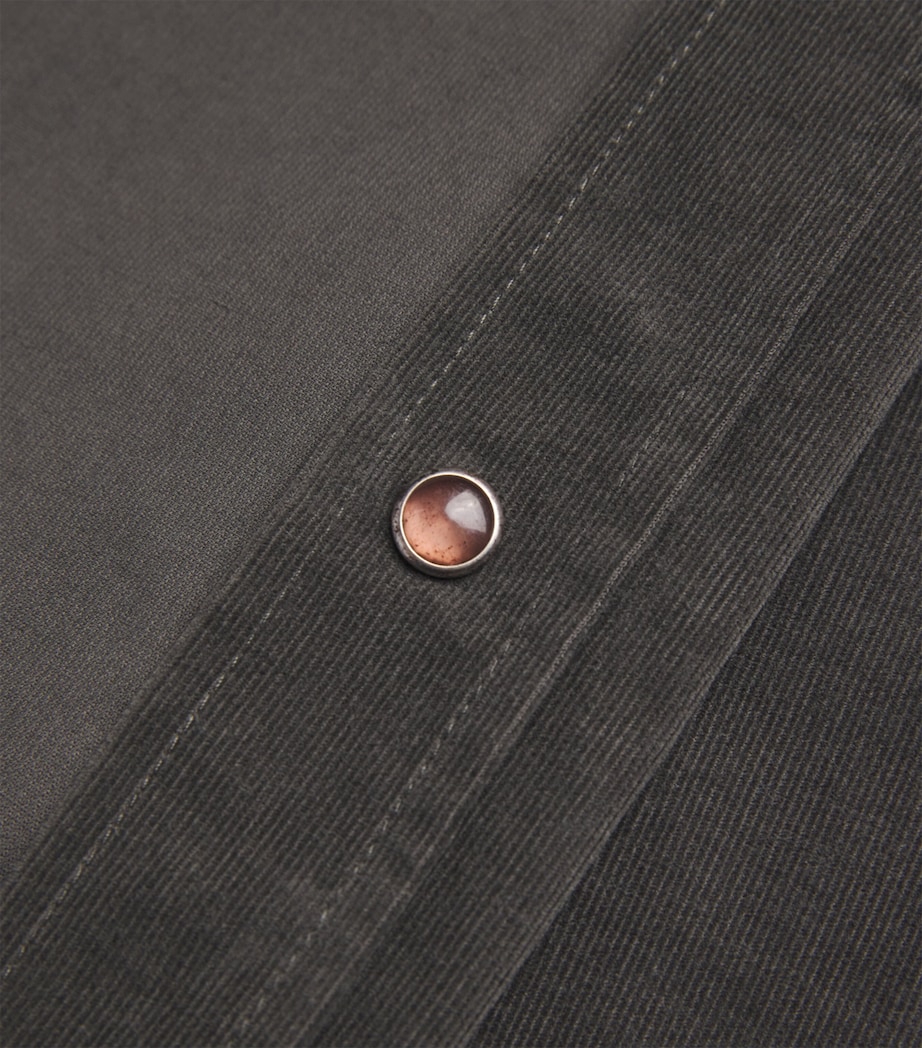 Cotton-Blend Corduroy Shirt DARK KHAKI DK Image 5
