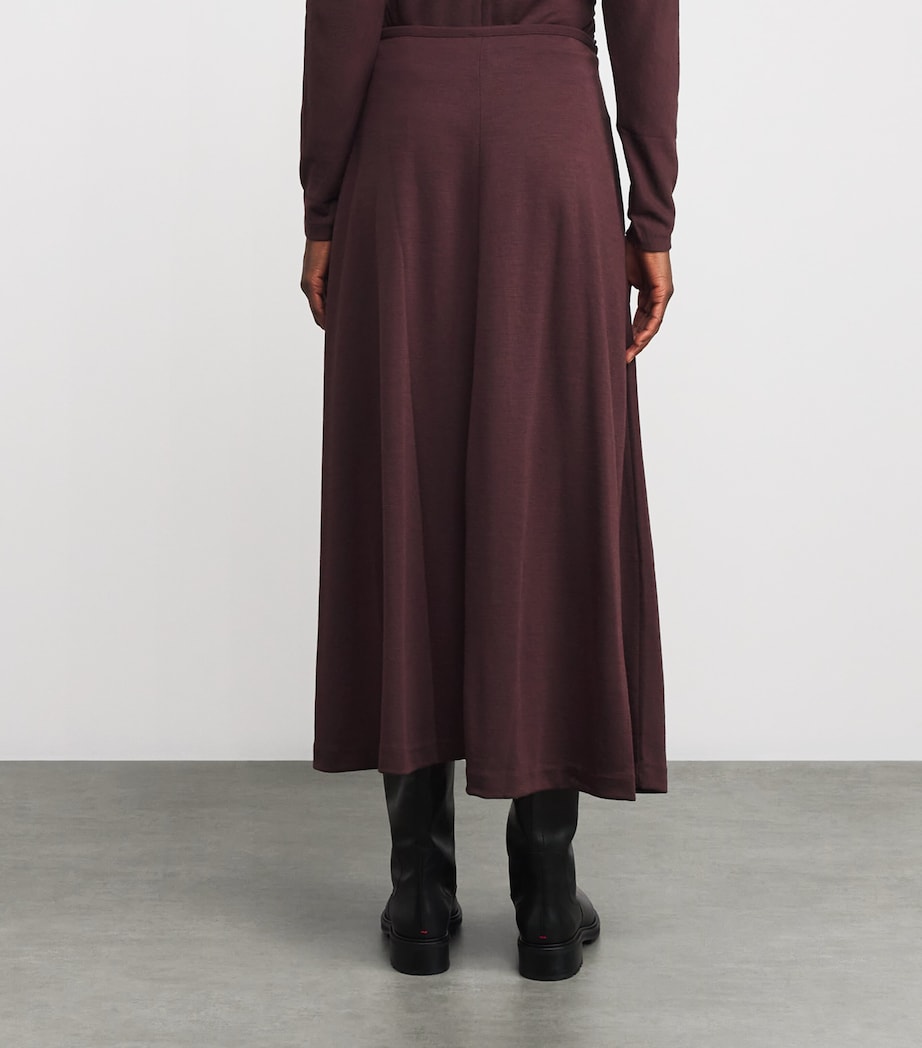 Jersey Midi Skirt MARASCHINO Image 4