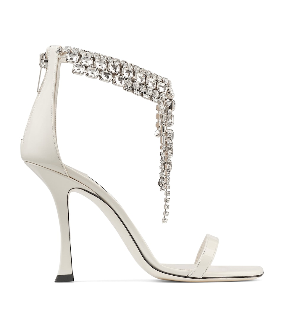 Verity 100 Patent Leather Embellished Sandals