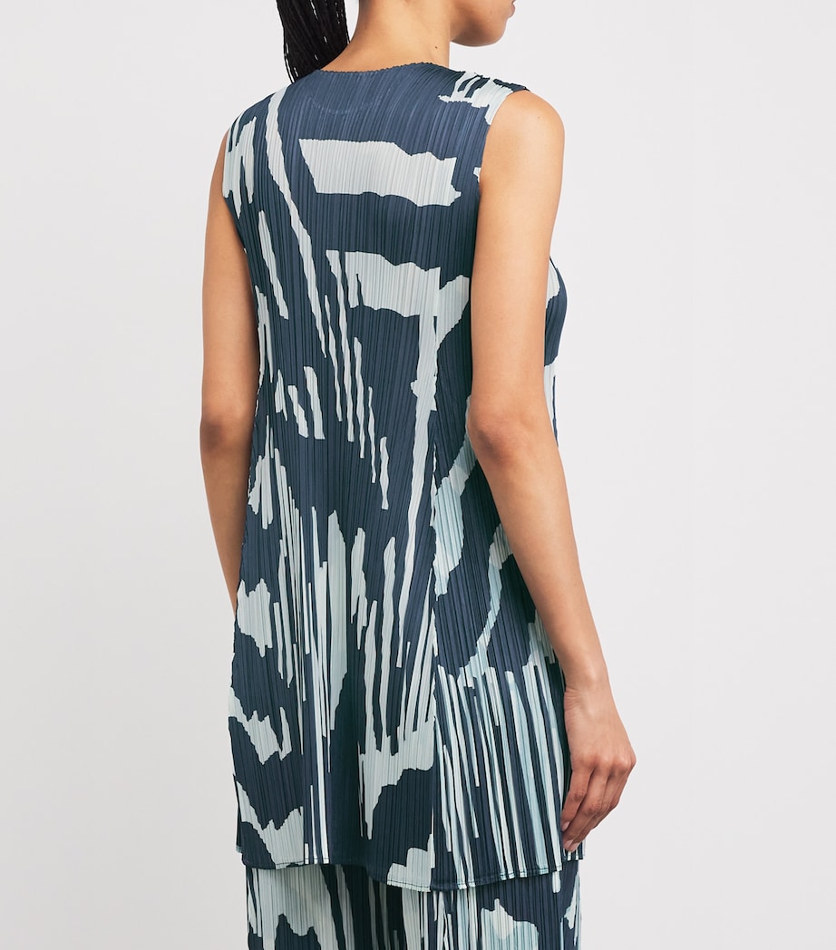 Pleated Refraction Longline Top 77 Image 4