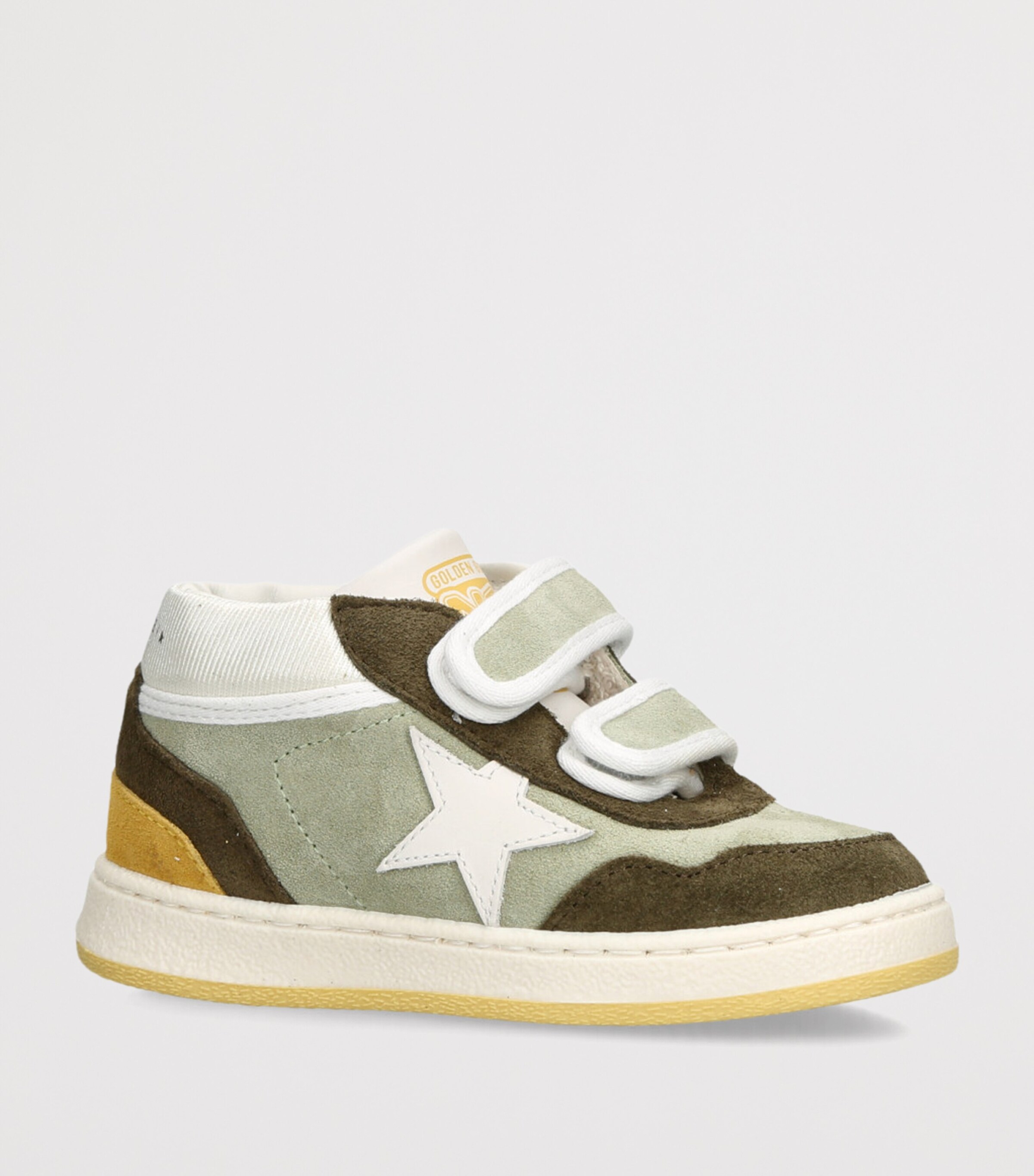 Golden Goose Suede June Sneakers Green Comb Image 3