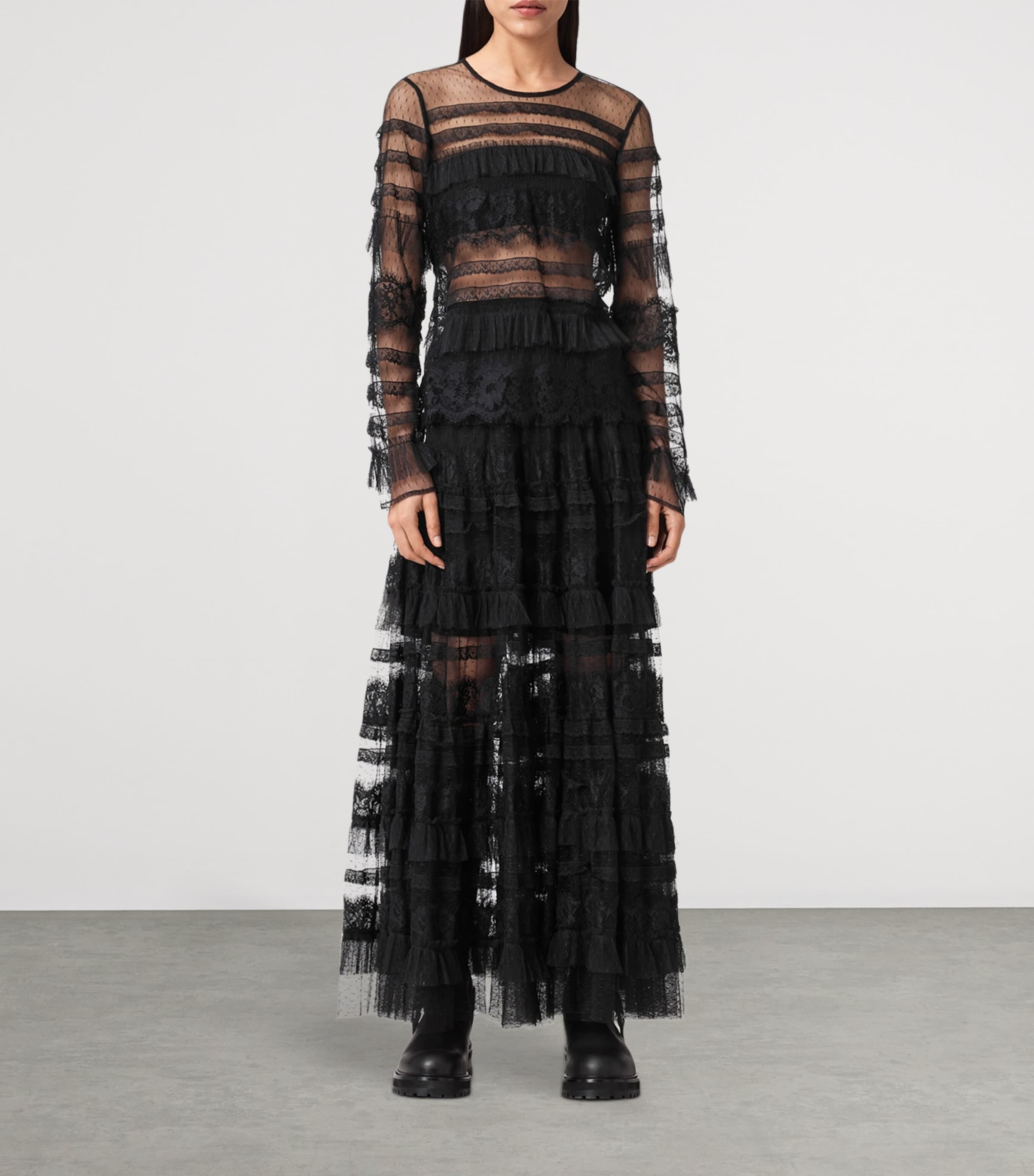 Tulle Arlea Top BLACK Image 4