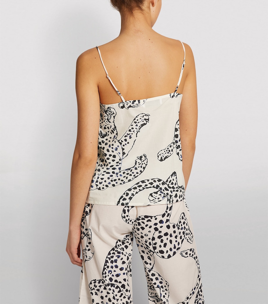 Jaguar Print Camisole CREAM Image 4