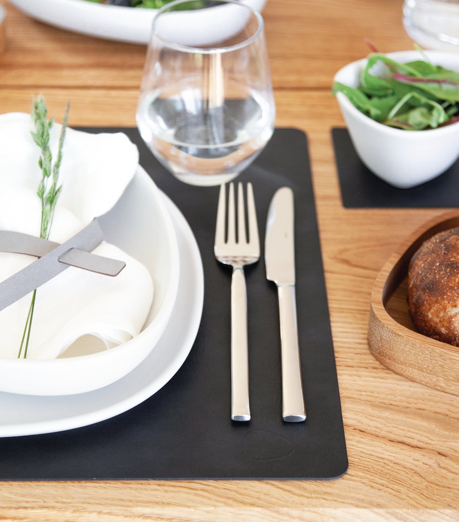 Square Placemats (Set of 4) BLACK/BROWN Image 5