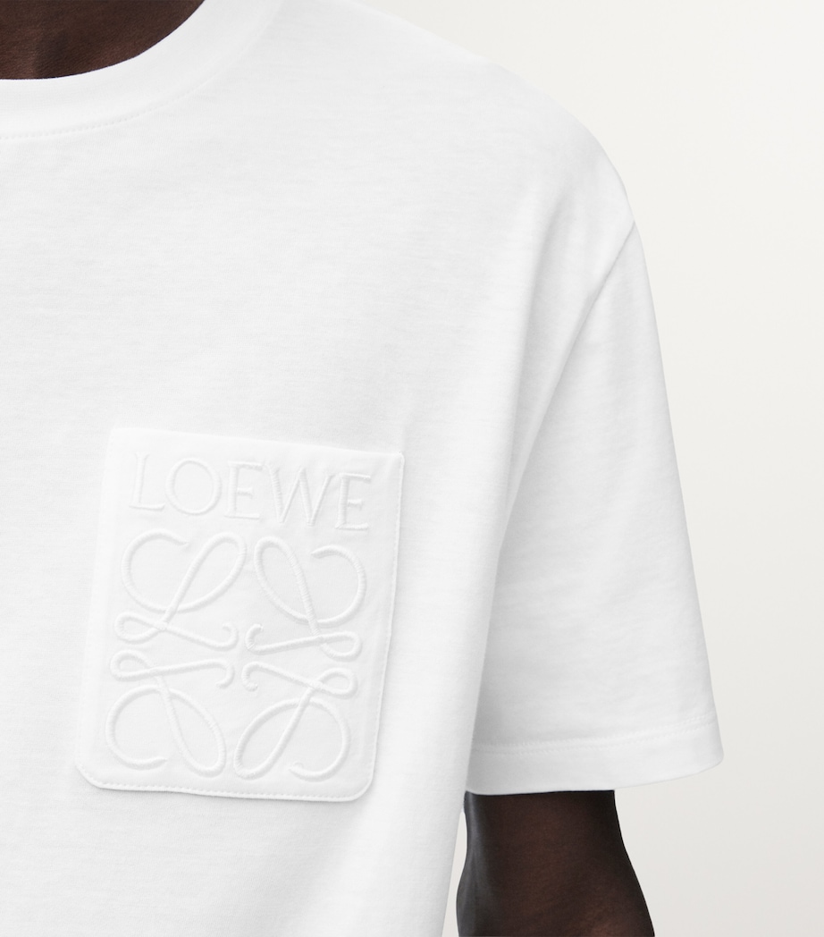 Pocket Anagram T-Shirt WHITE Image 5