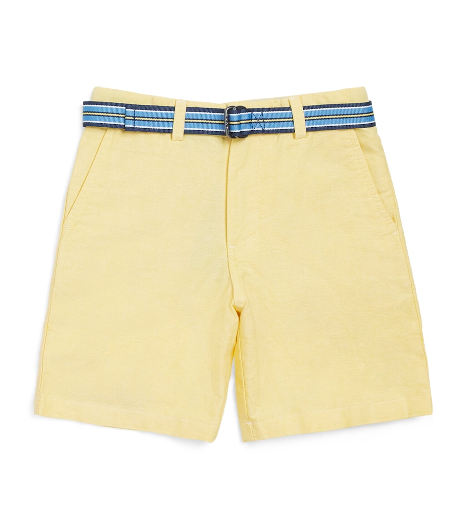 Ralph Lauren Kids Cotton Bedford Shorts (8-16 Years) Yellow Image 1