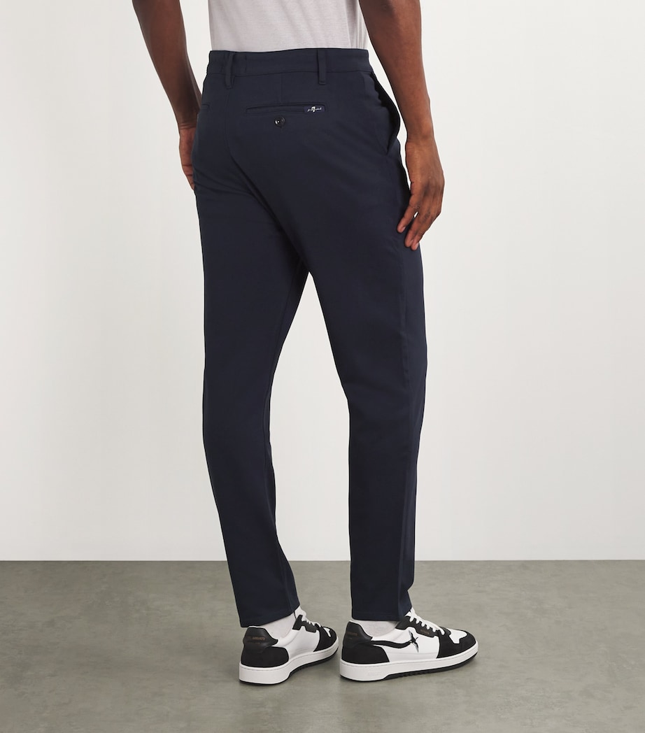 Double-Knit Travel Chinos BLUE Image 4