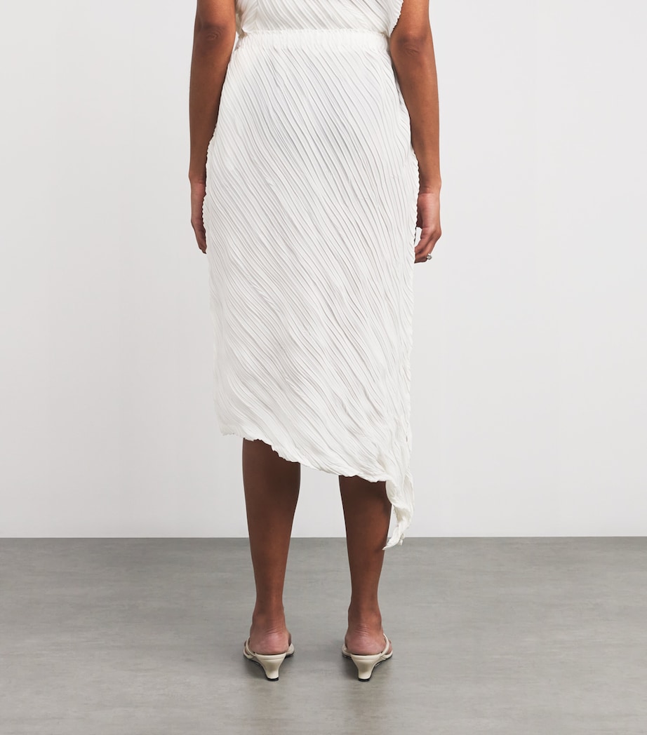 Wrinkled and Twisted Midi Skirt 05 Image 4