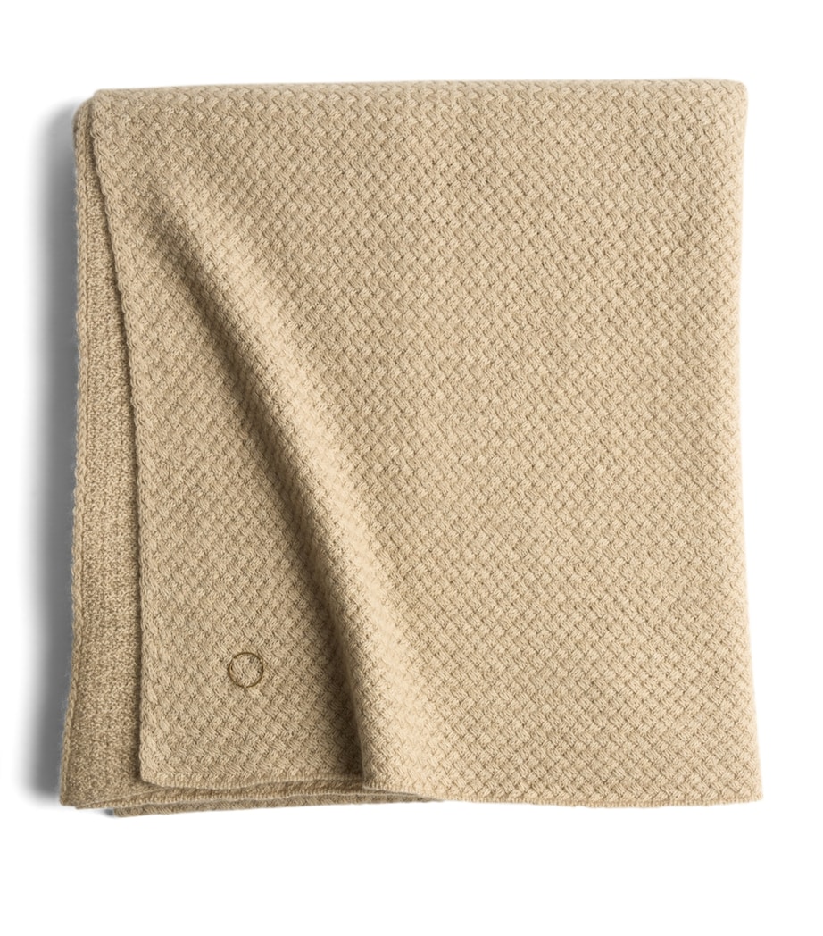 Cashmere Maple Throw (180cm x 120cm) BEIGE Image 1