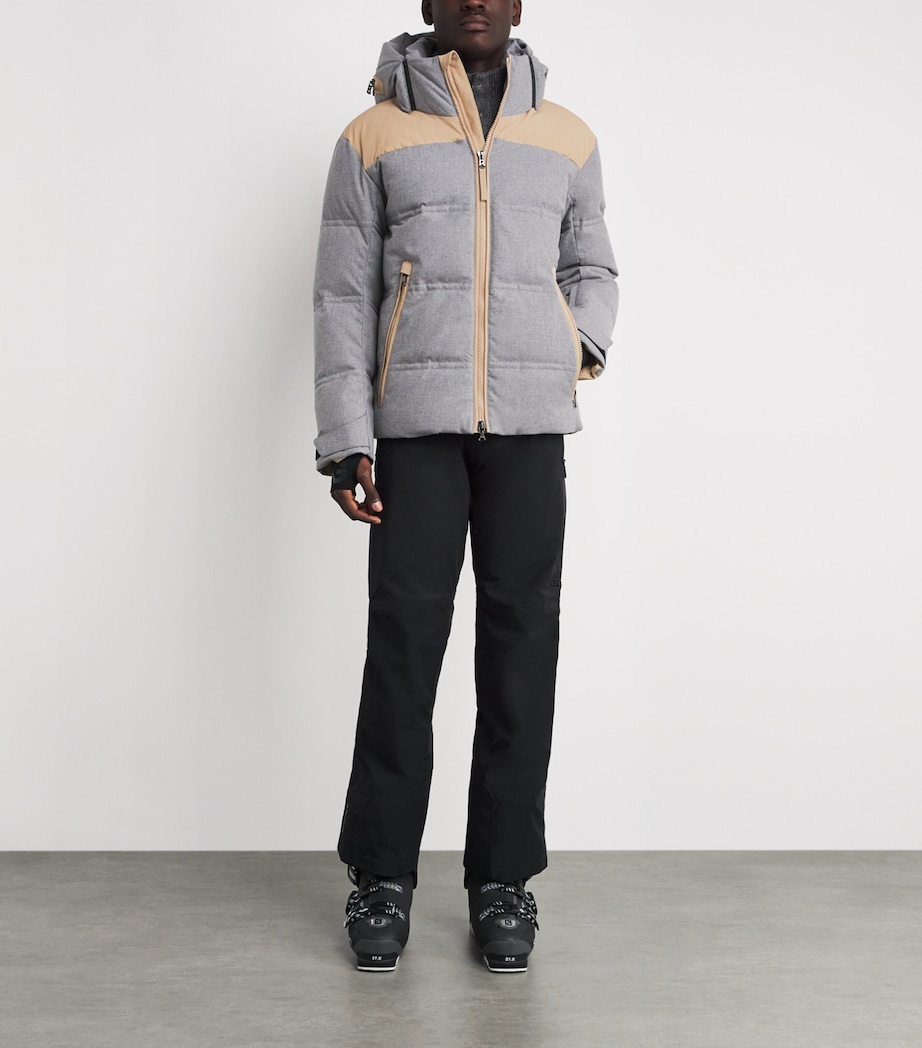 Down-Filled Wali Ski Jacket 012-LIGHT GREY MEL Image 2