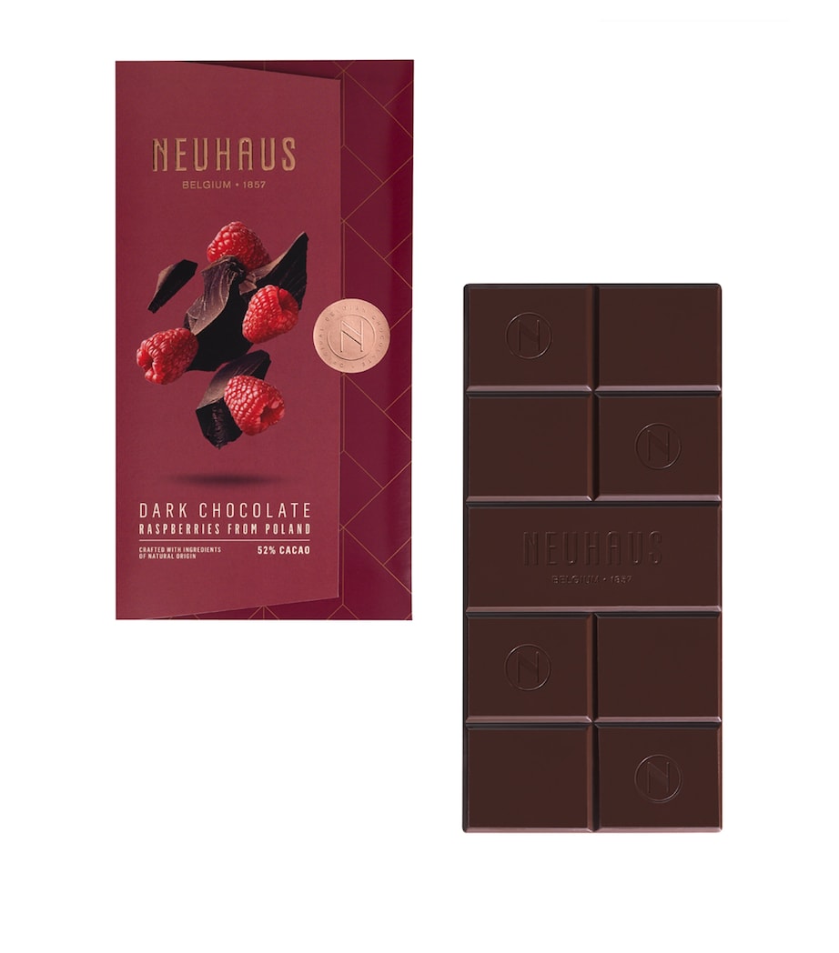 Raspberries and Dark Chocolate Bar (100g) NO COLOUR Image 3
