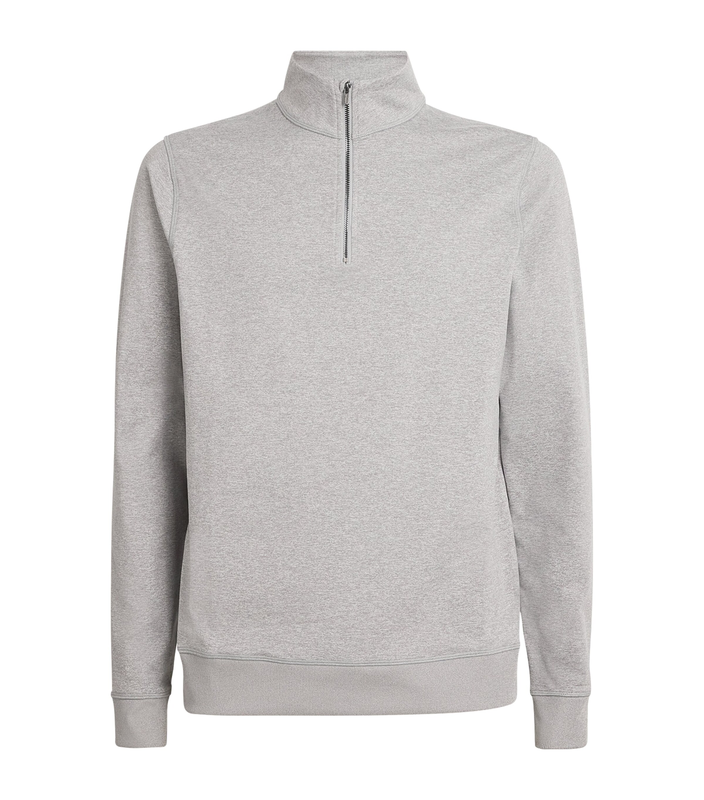 VUORI Mens Half-Zip Coronado  Sweater Light Heather Image 1
