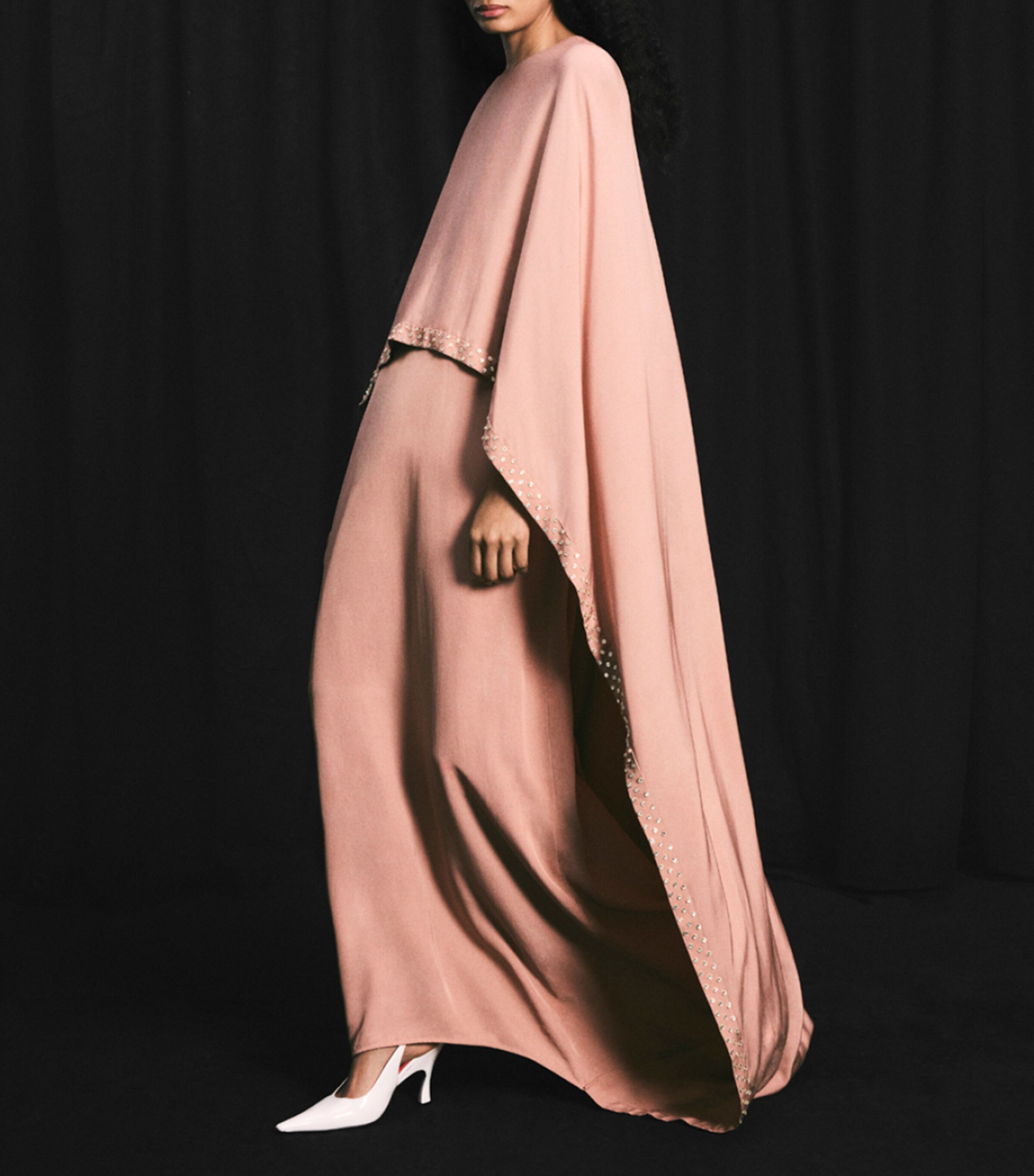 Rose Collection Embellished Maxi Dress 5765 DUSTY ROSE Image 6