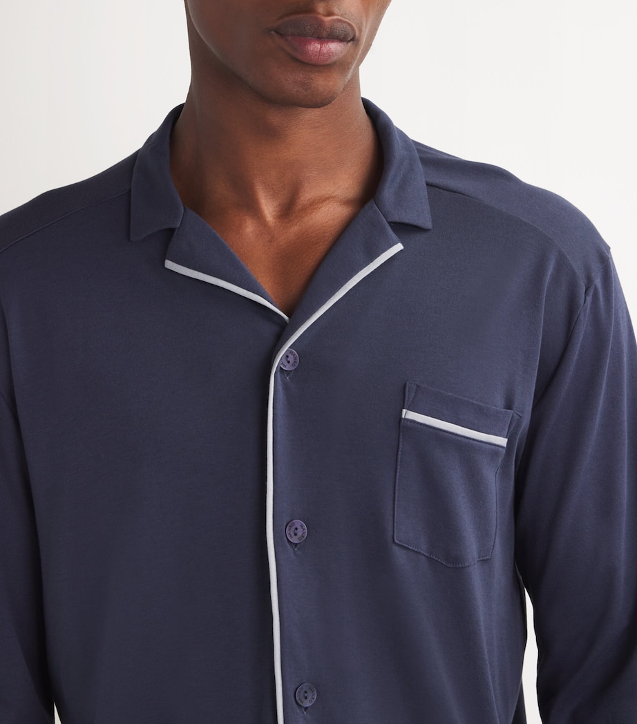 Night & Day Pyjama Set 0496/BLACK IRIS Image 4