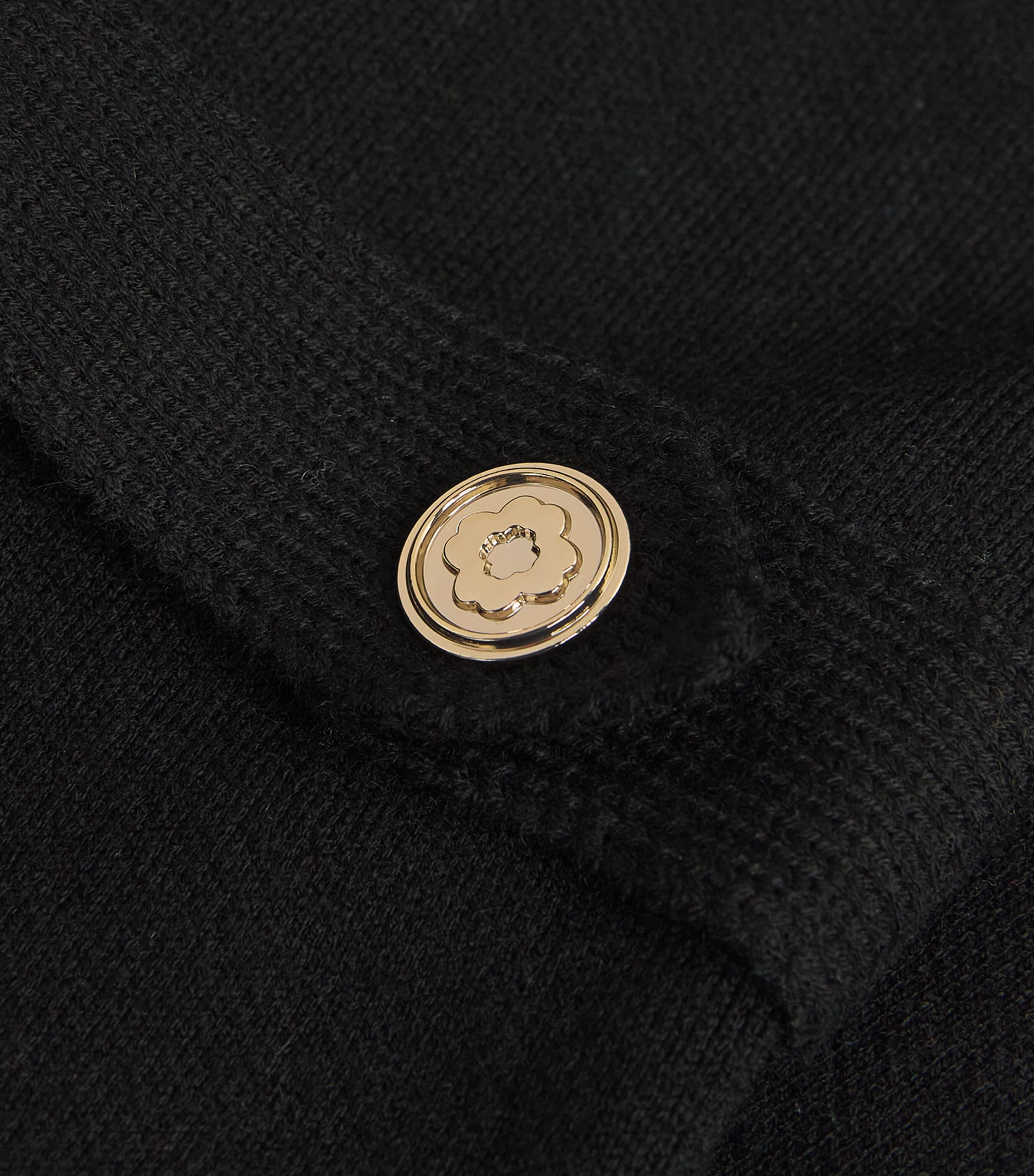 Cape-Effect Cardigan BLACK Image 5