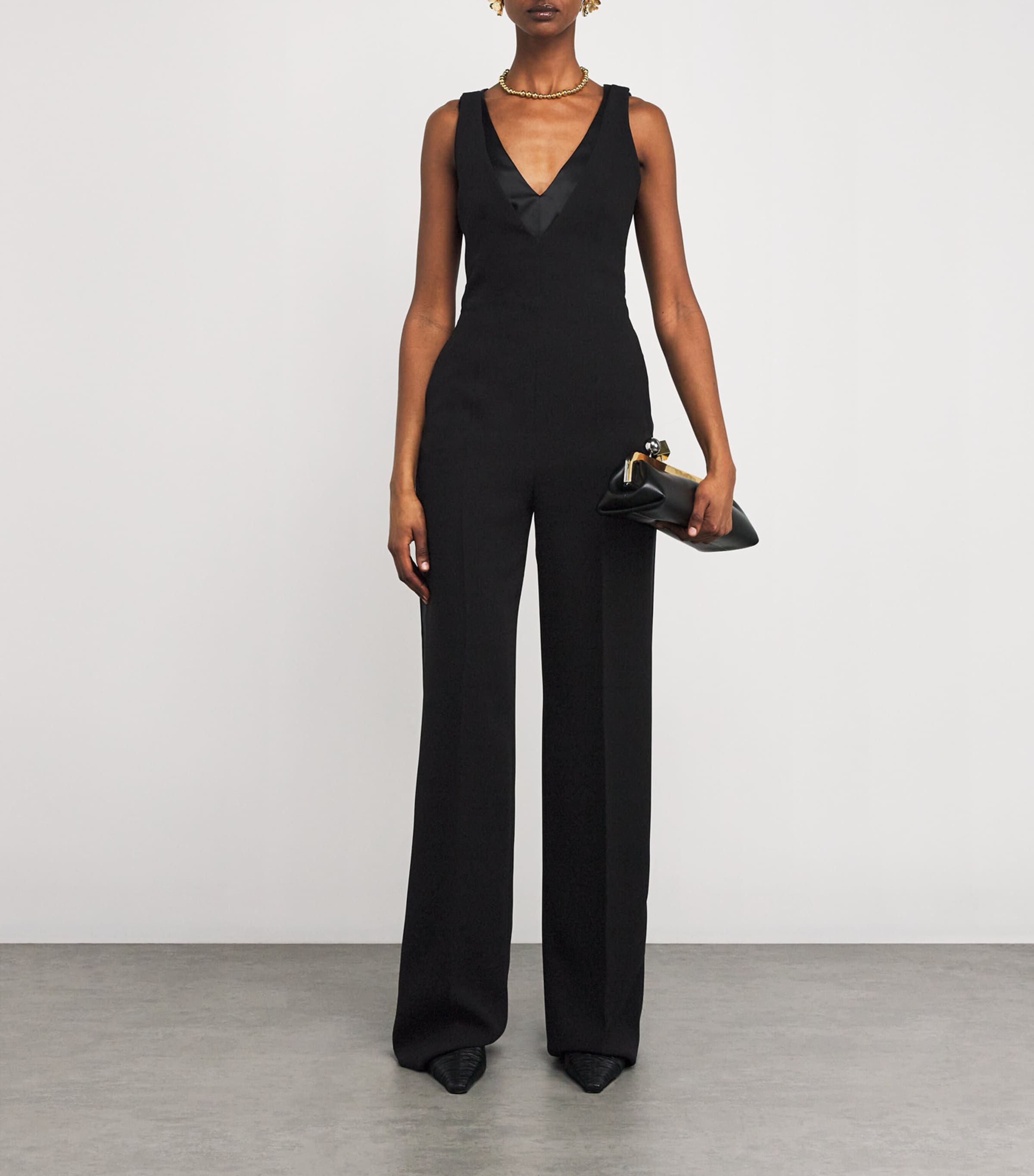 Max Mara Cady Tuxedo Jumpsuit | Harrods UK