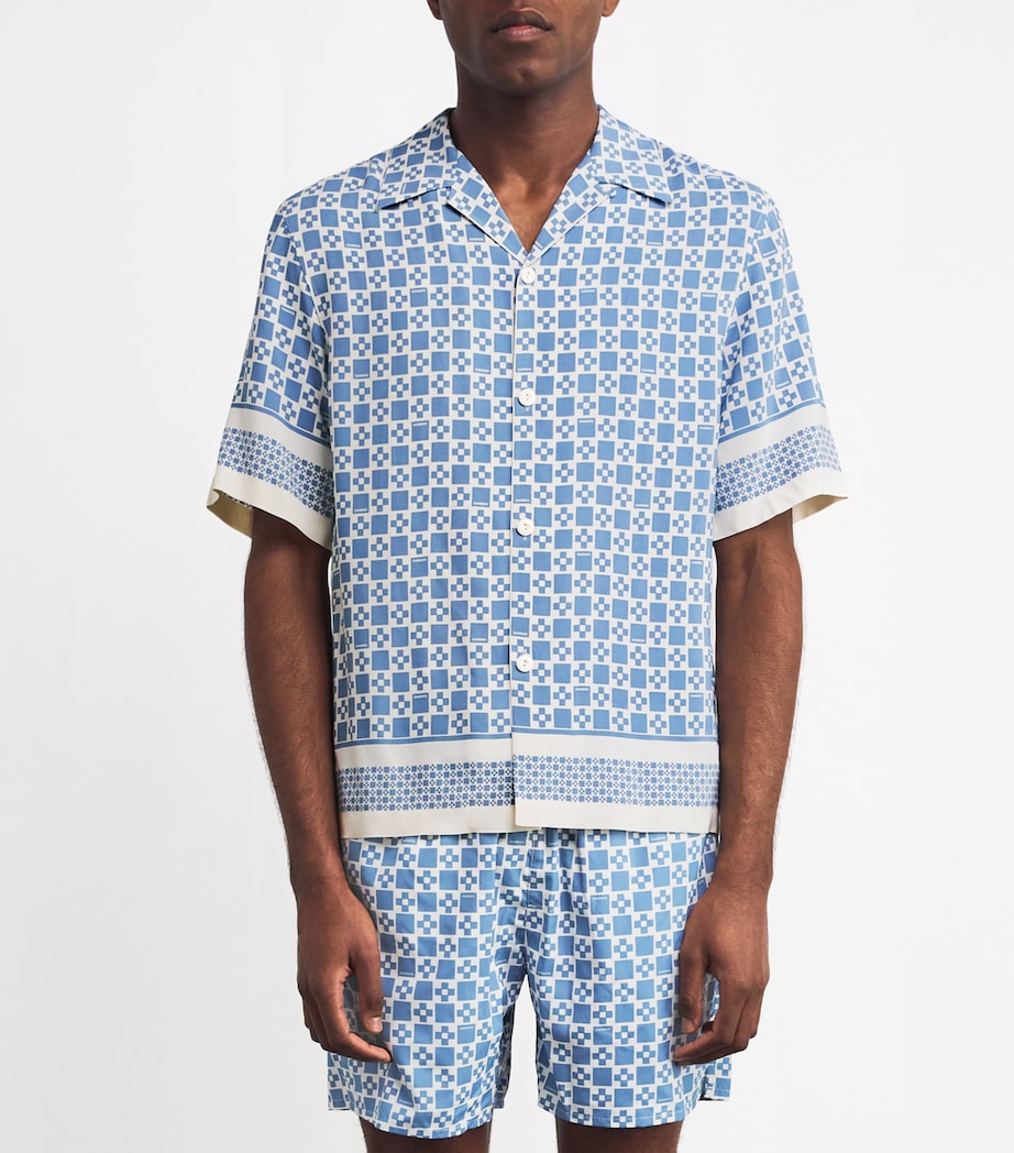 Printed Short-Sleeve Shirt BLUE SKY Image 3