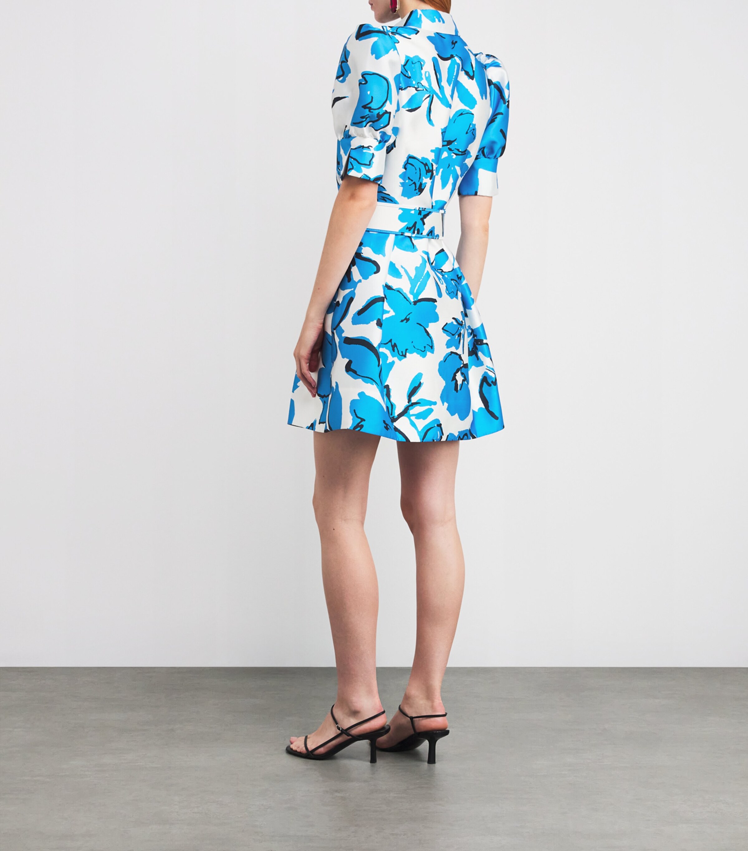Sapphira Mini Shirt Dress PRINT Image 3