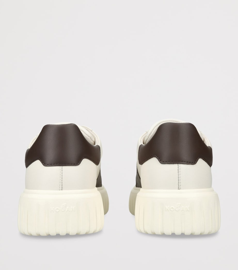 Leather H-Stripes Sneakers BONE/COMB Image 2