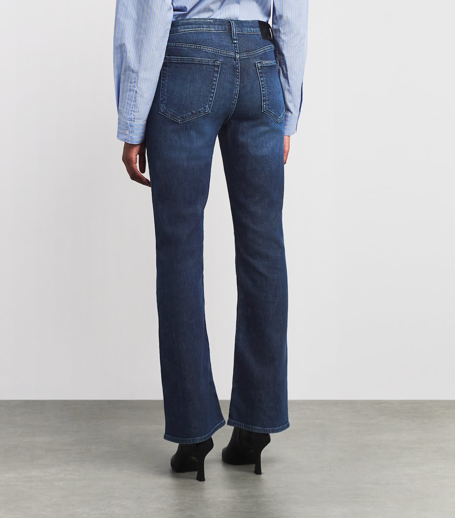 Peyton Mid-Rise Bootcut Jeans RHNBK Image 4