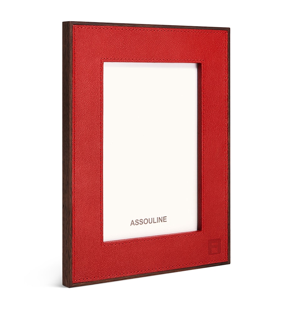 Leather Heritage Frame (5" x 7") RED Image 2