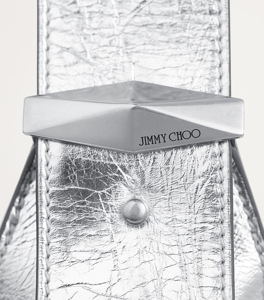 Small Metallic Diamond Shoulder Bag SILVER/ANTIQUE SILVE Image 5