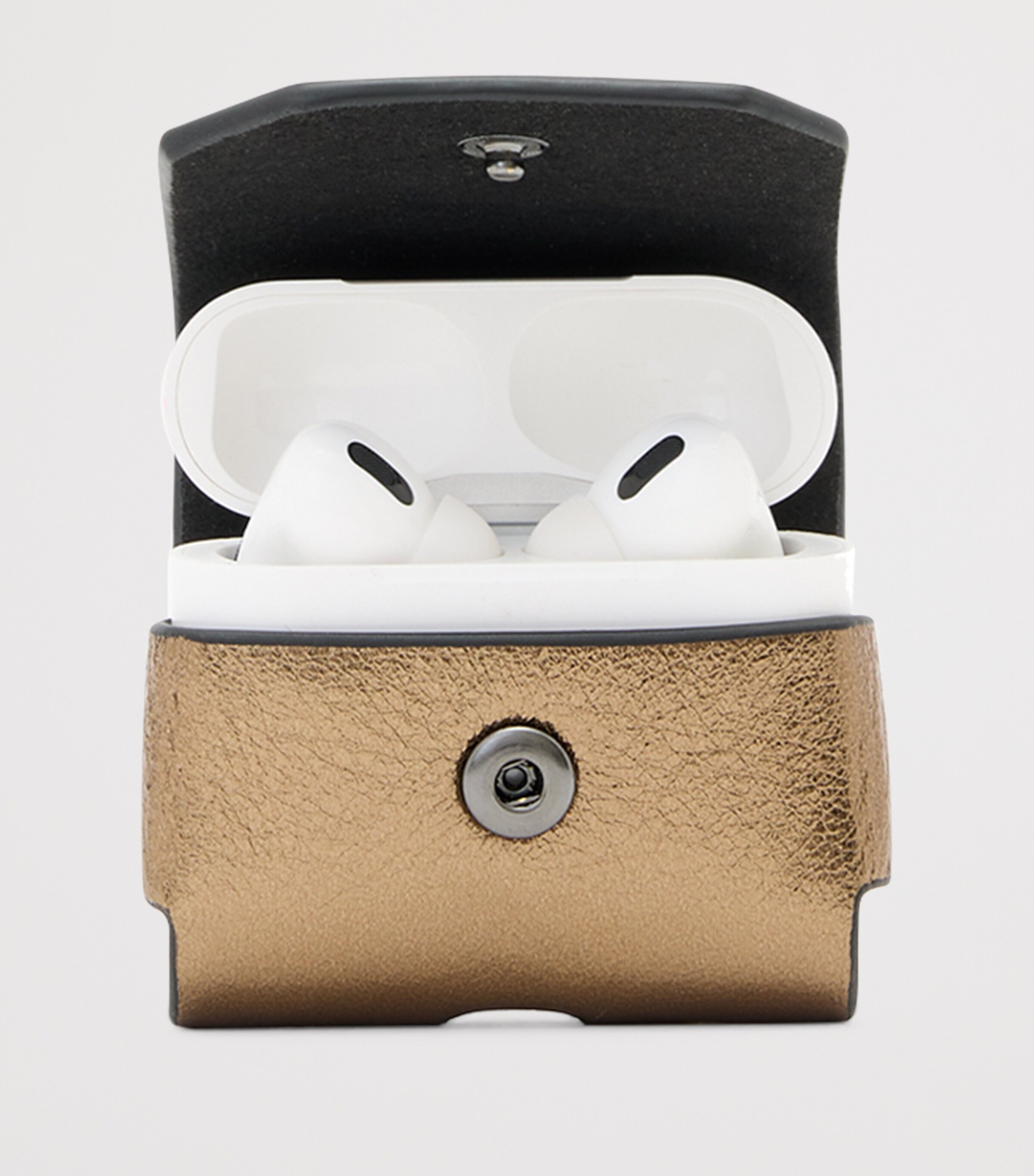 Leather AirPods Case WARM BRASS Image 2