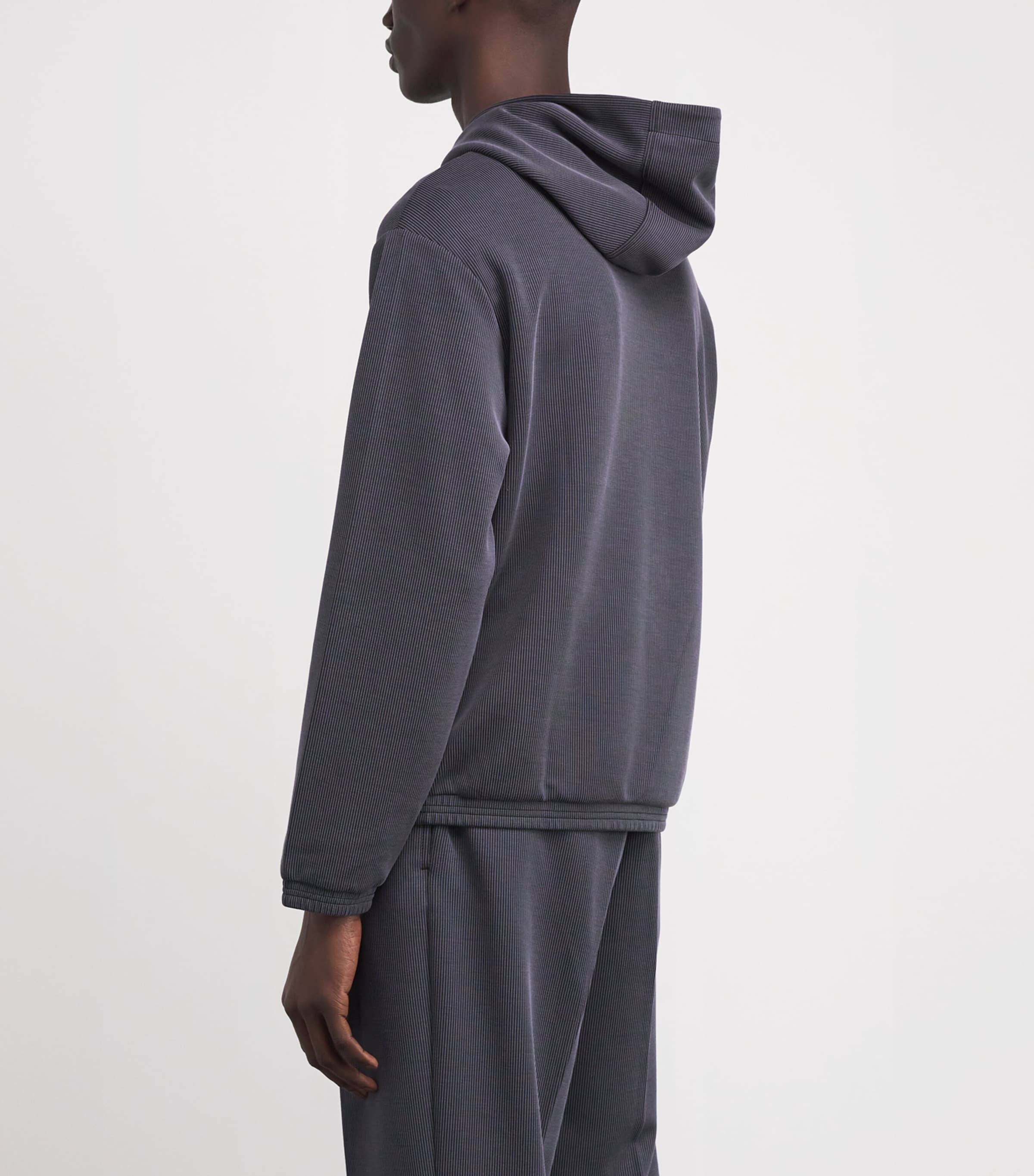 Stripe Logo Hoodie U8136 Image 4