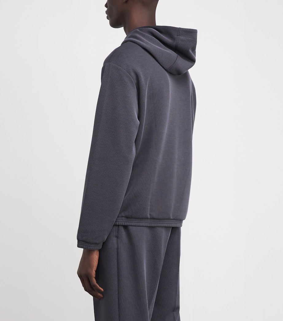 Stripe Logo Hoodie U8136 Image 4