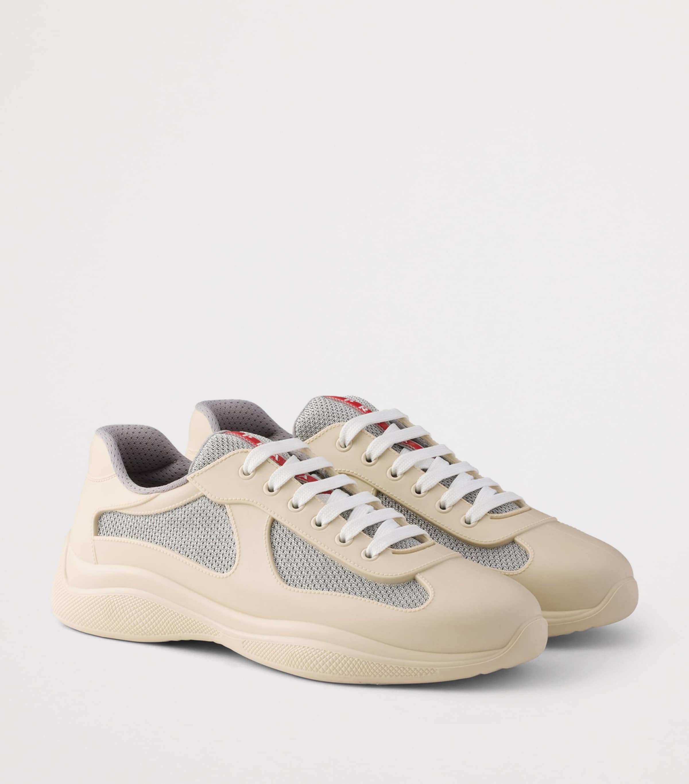 Prada Rubber America's Cup Sneakers Neutral Image 2
