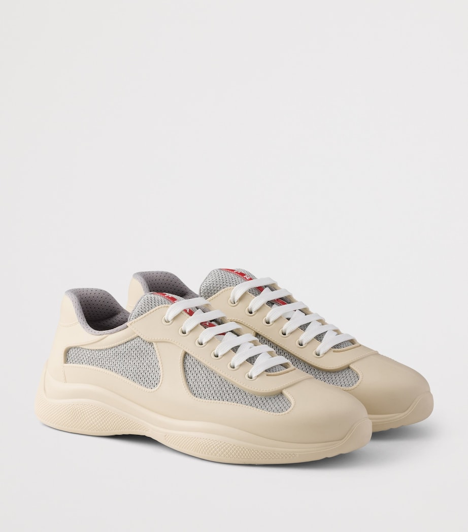Prada Rubber America's Cup Sneakers Neutral Image 2