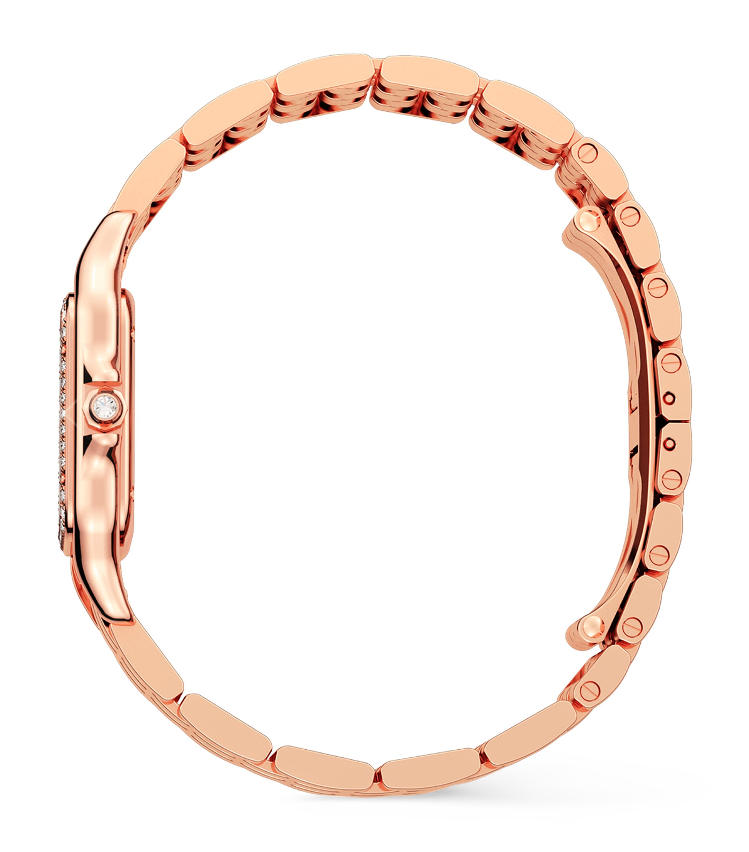 Cartier Medium Rose Gold and Diamond Panthère de Cartier Watch 27mm Rose Gold Image 4