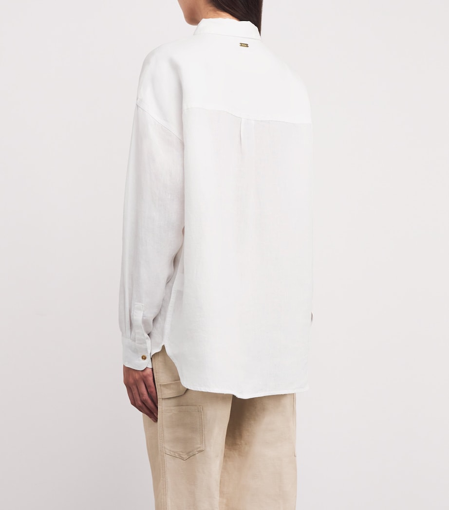 Linen Hampton Shirt WHTE/SFRI DRS TRTN Image 4