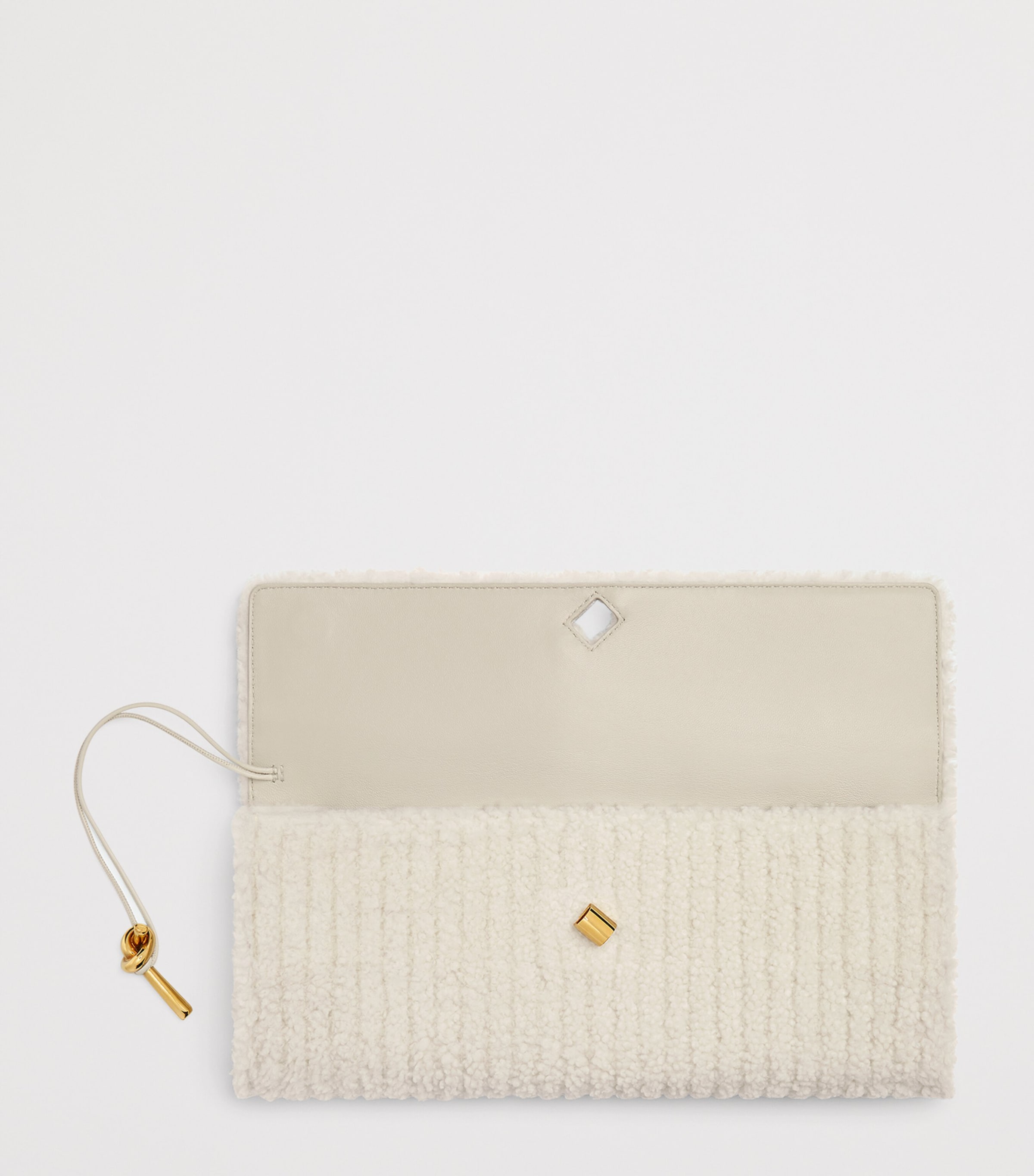 Shearling Andiamo Clutch Bag 9614 Image 4