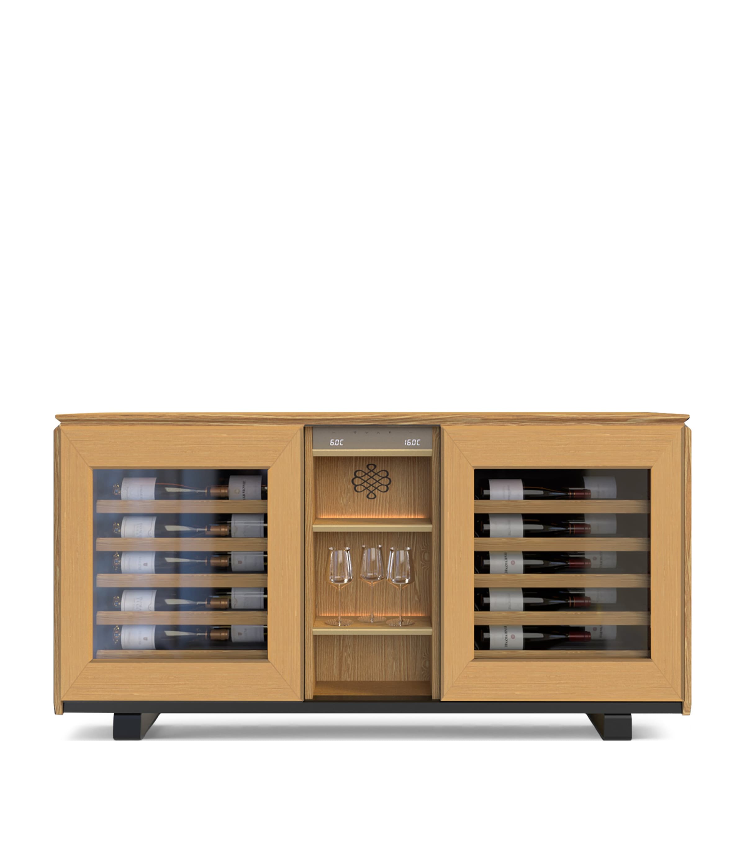 Harmonie Wine Cabinet SMOKED BROWN Image 4