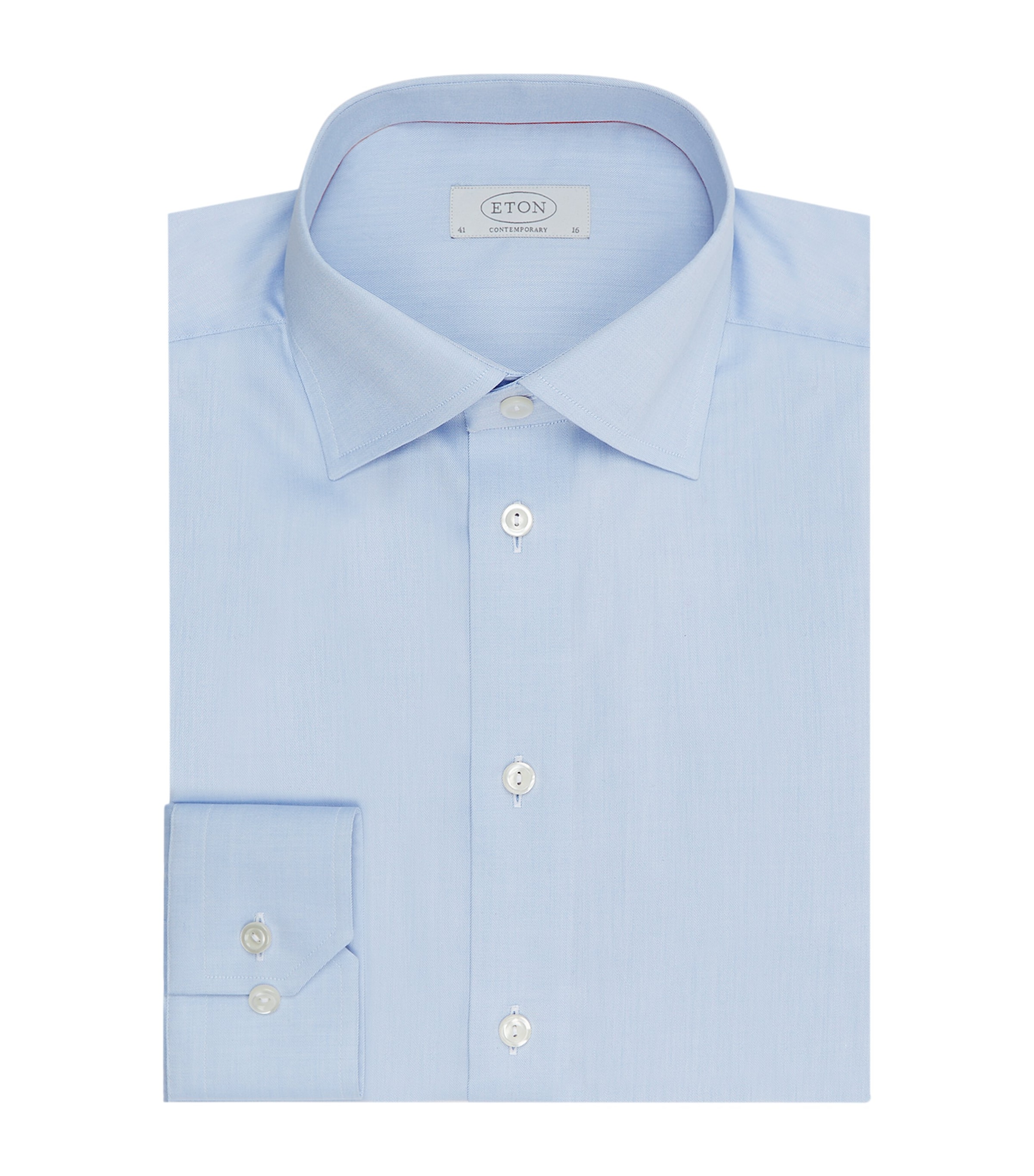 Eton Signature Twill Slim Fit Shirt In Blue