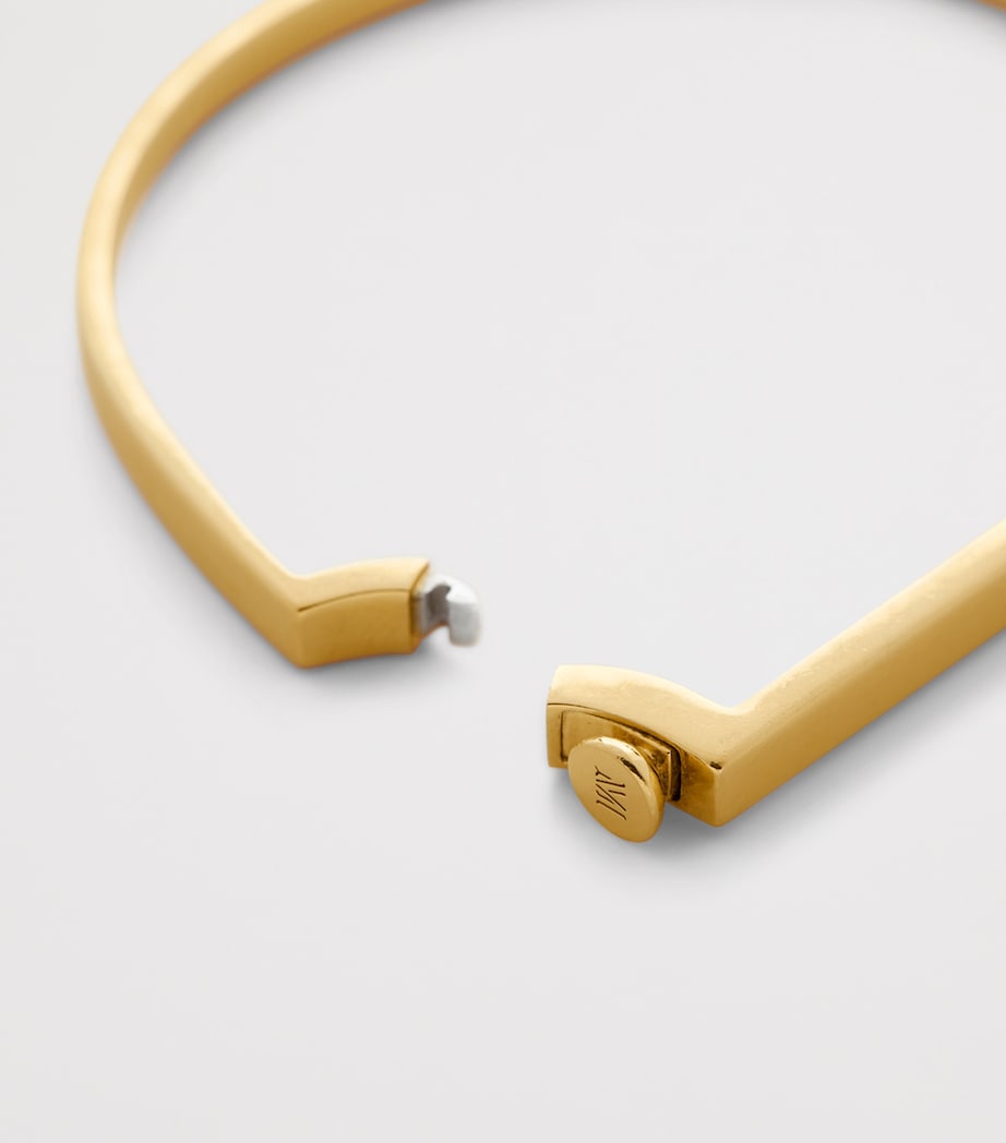 Gold Vermeil Signature Bangle 18K GOLD VERMEIL Image 3