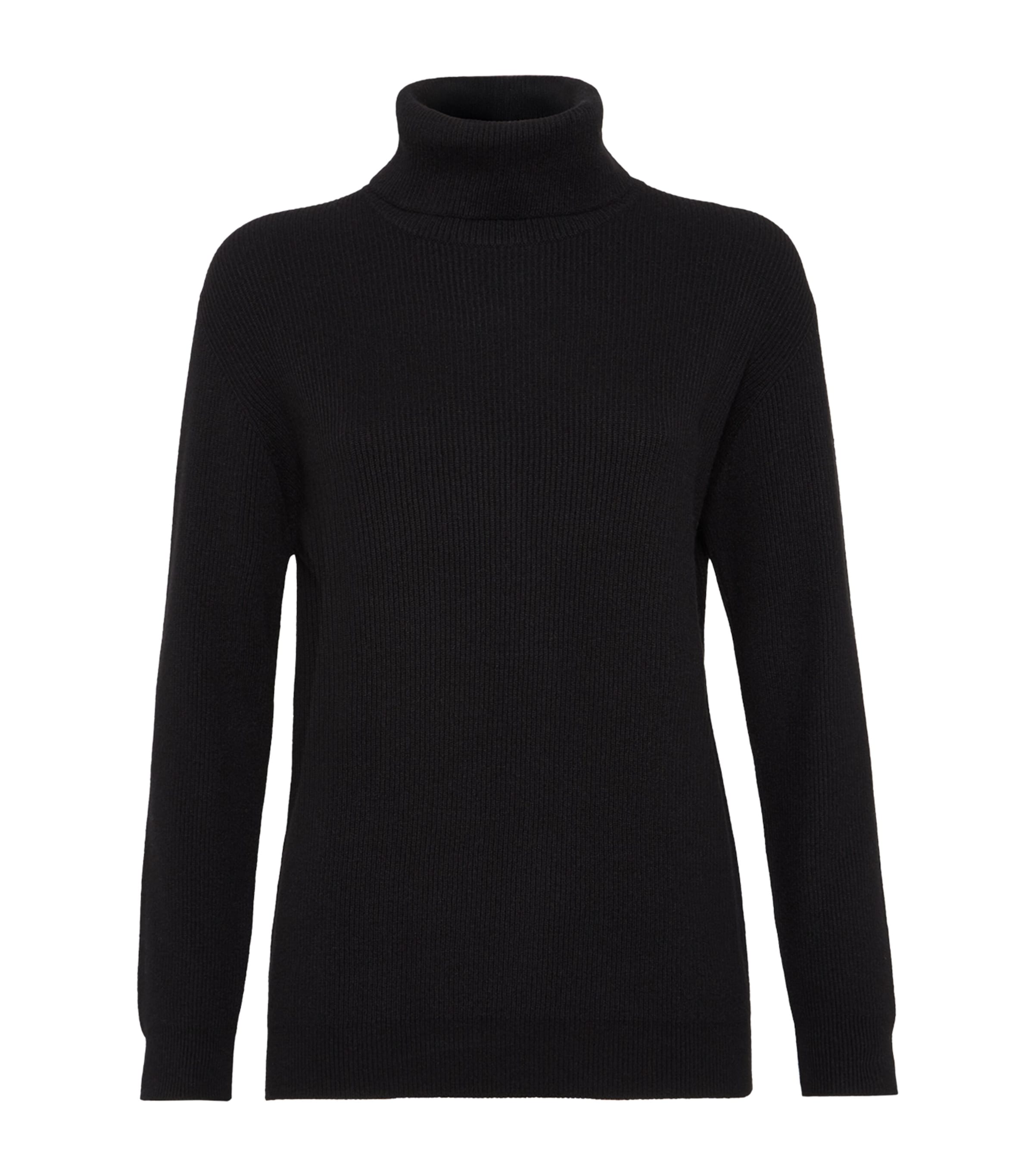 Brunello Cucinelli Cashmere Turtleneck Sweater In Black