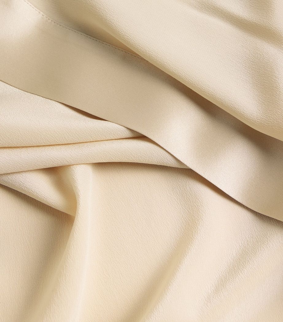 Silk Queenie Long Robe CARAMEL Image 5